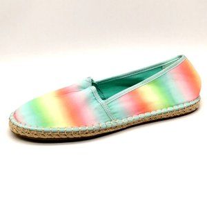 Colorful Espadrille Slip-On Shoes